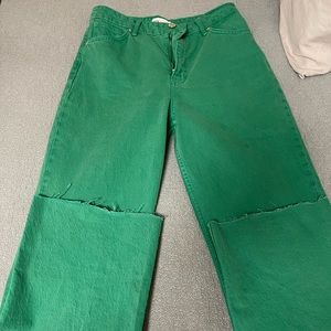 Zara high wasted wide leg